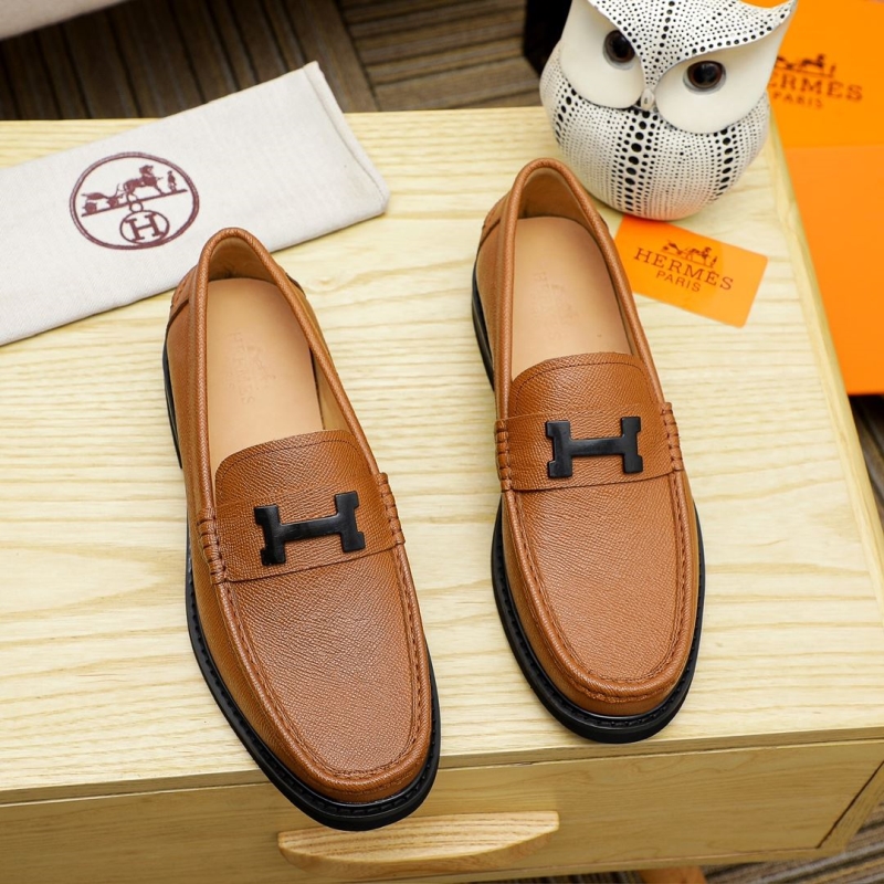H**mes leather shoes